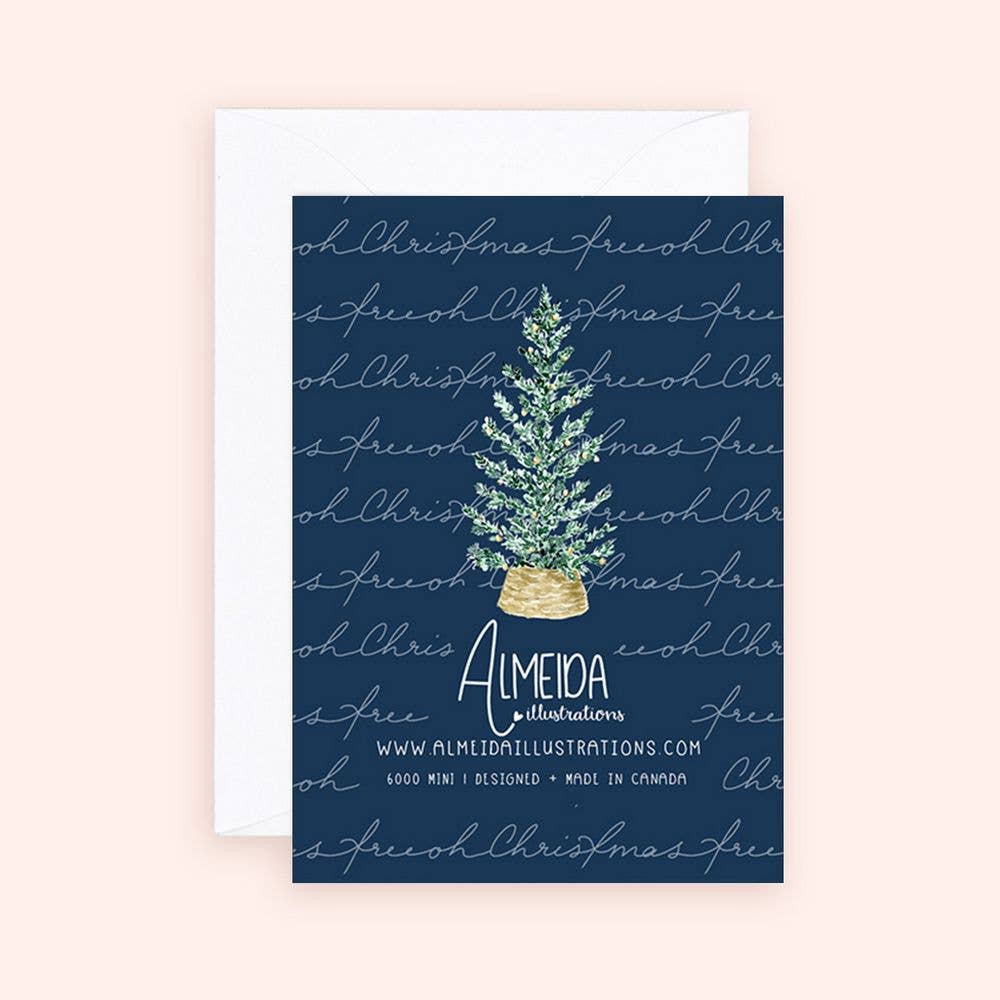Mini Card - Oh Christmas Tree Enclosure Card