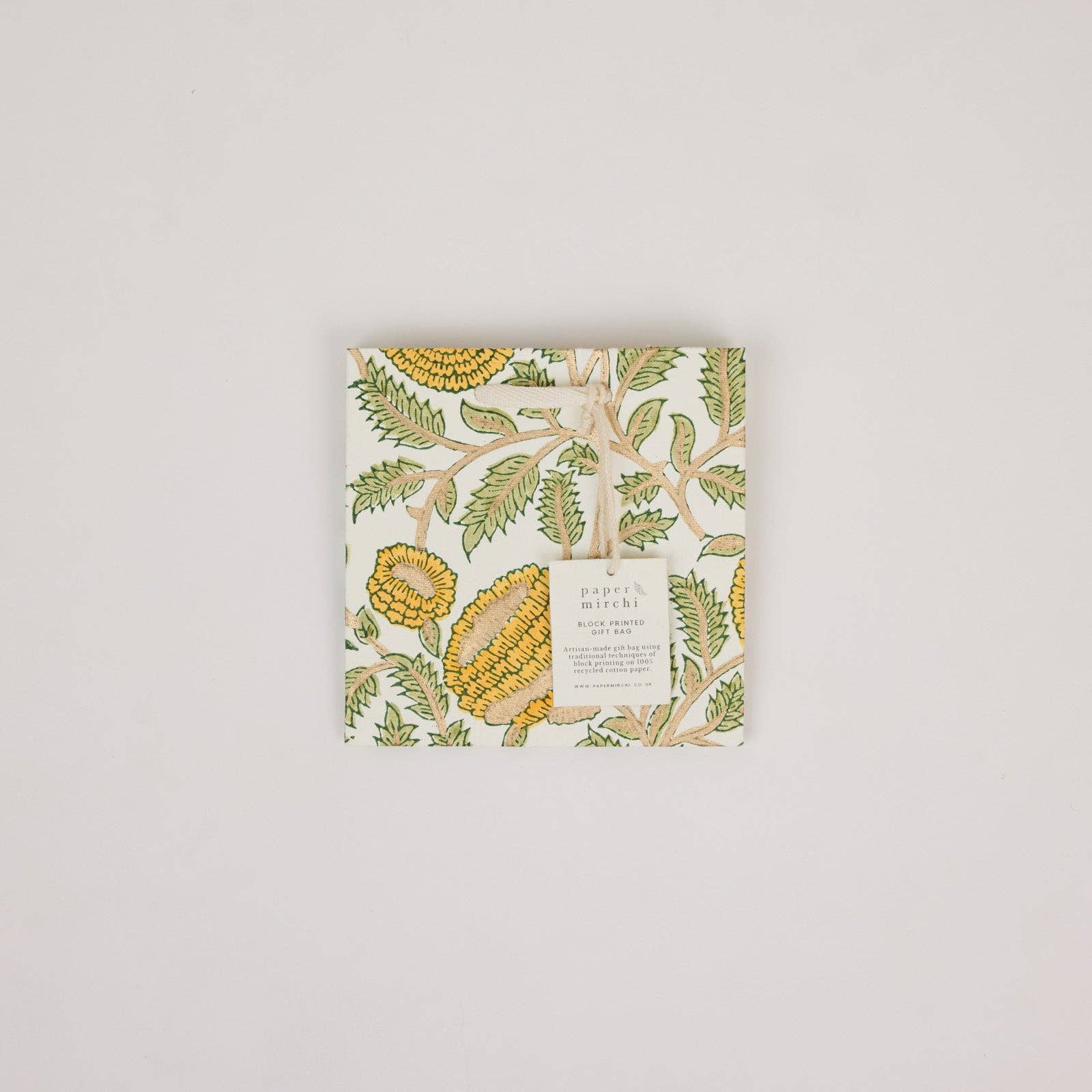 Block Printed Gift Bags (Small) - Sunshine Refresh - Magnolia Lane co. Home + Garden + Gift