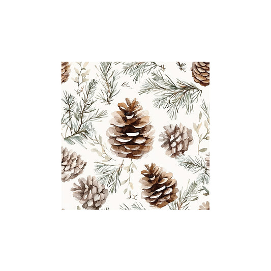 Pinecone Firs Printed Napkin | 2 Styles