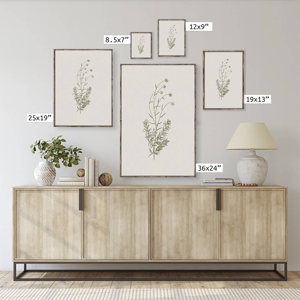 Floral Print Framed |Botanical Flower Print A106