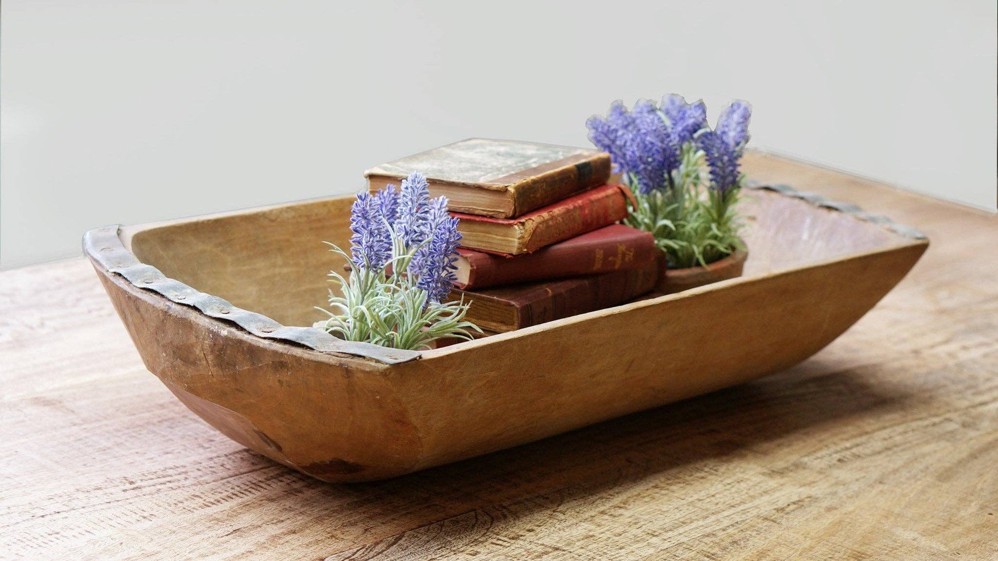 Large Wooden Dutch Dough Bowl - Magnolia Lane co. Home + Garden + Gift