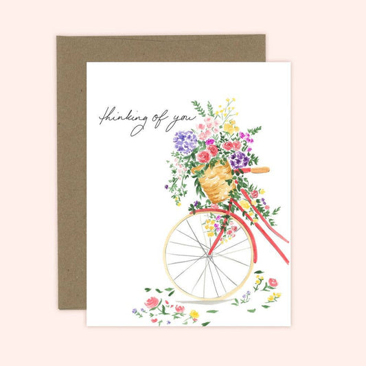 Thinking of You Floral Sympathy Card
