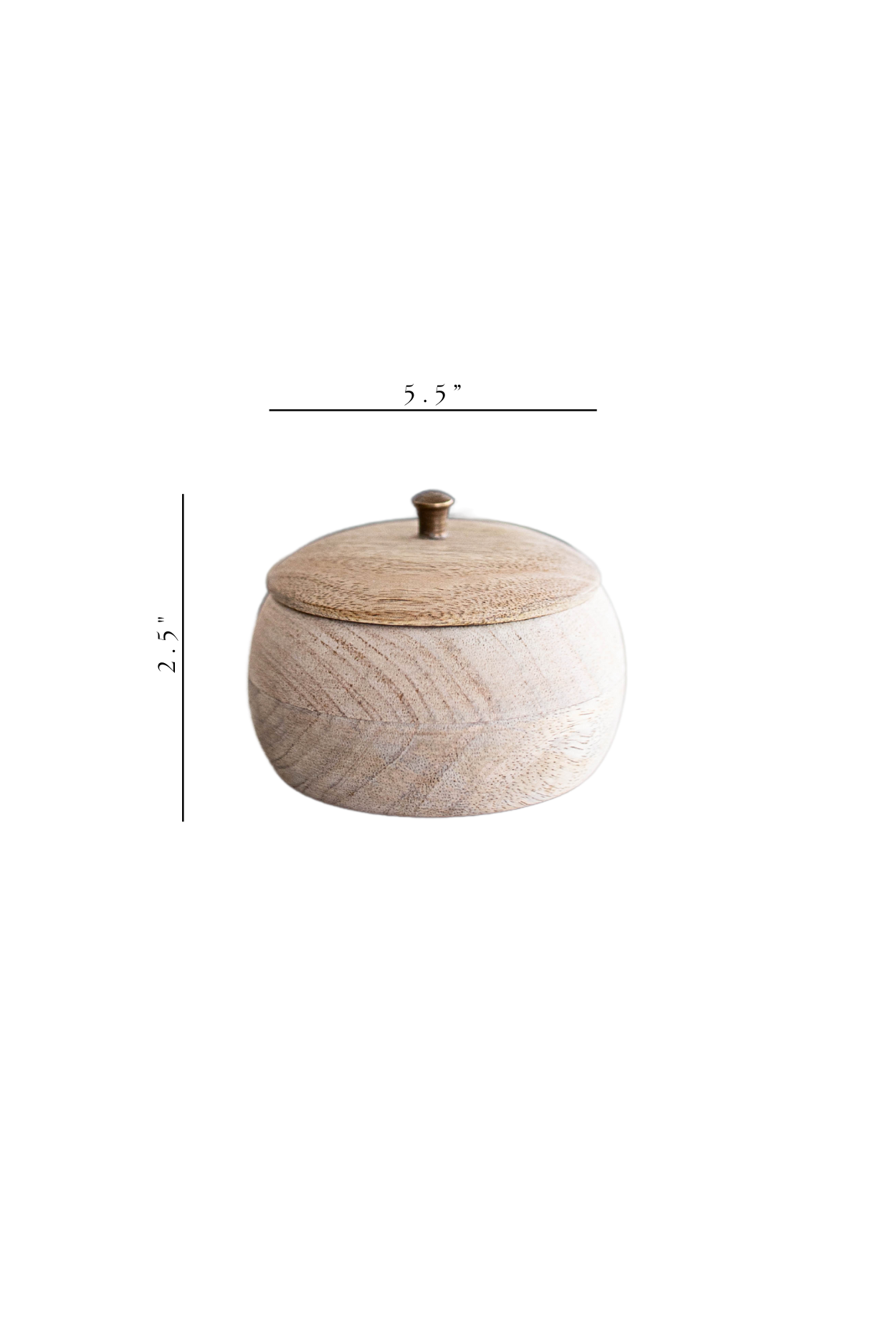Handmade Mango Wood Jar