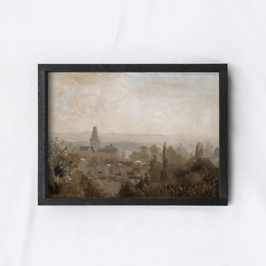 Vintage European City Painting A265 - Magnolia Lane co. Home + Garden + Gift