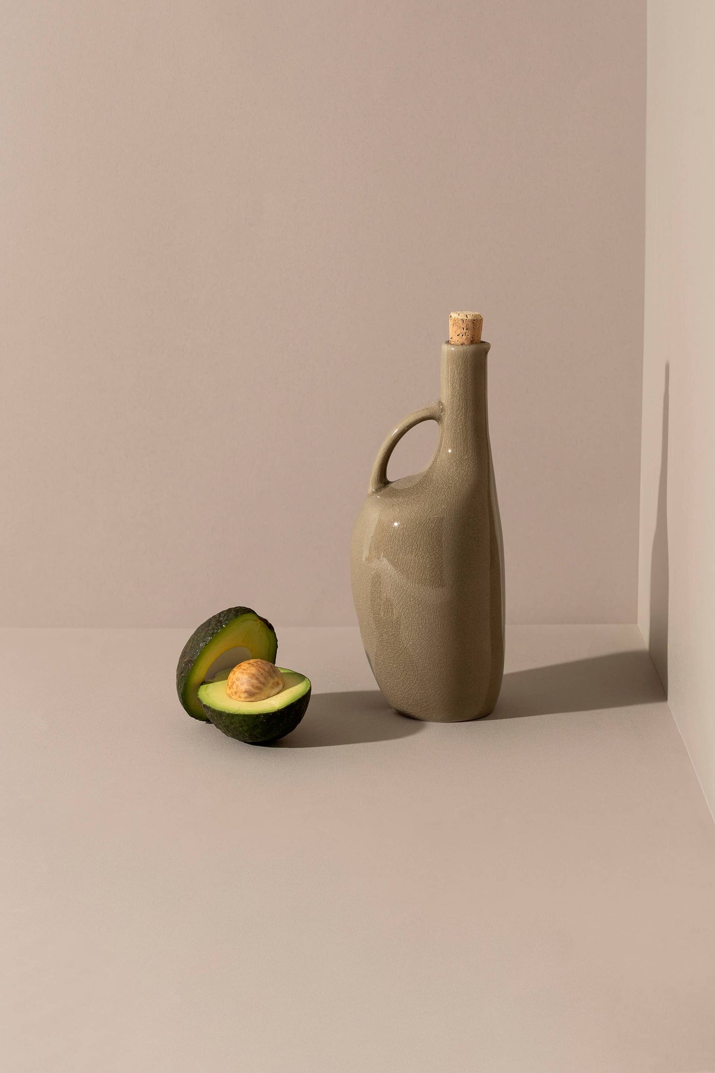 Handmade Stoneware Olive Oil Dispenser | Canard 34 oz - Magnolia Lane co. Home + Garden + Gift