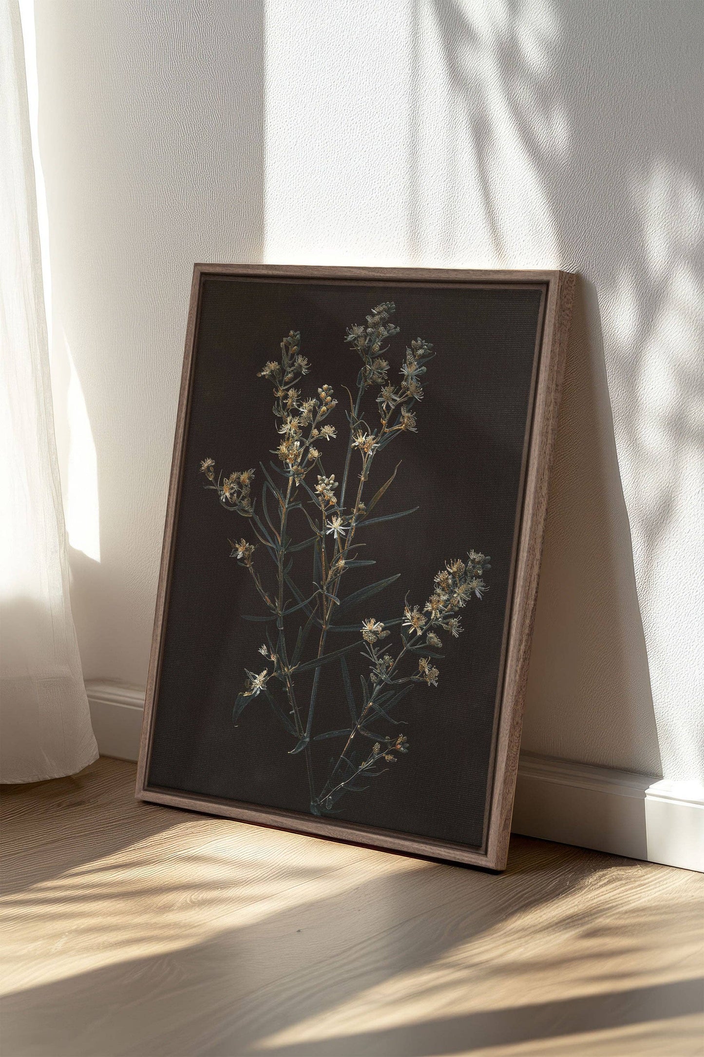 FLEUR D'ARGENT, , canvas wall art print - Magnolia Lane co. Home + Garden + Gift