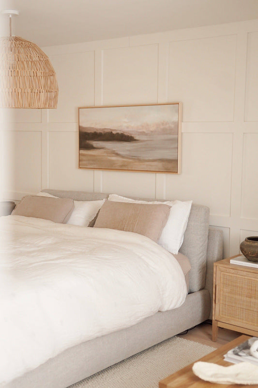 CALME SUR LA RIVE, canvas wall art print - Magnolia Lane co. Home + Garden + Gift