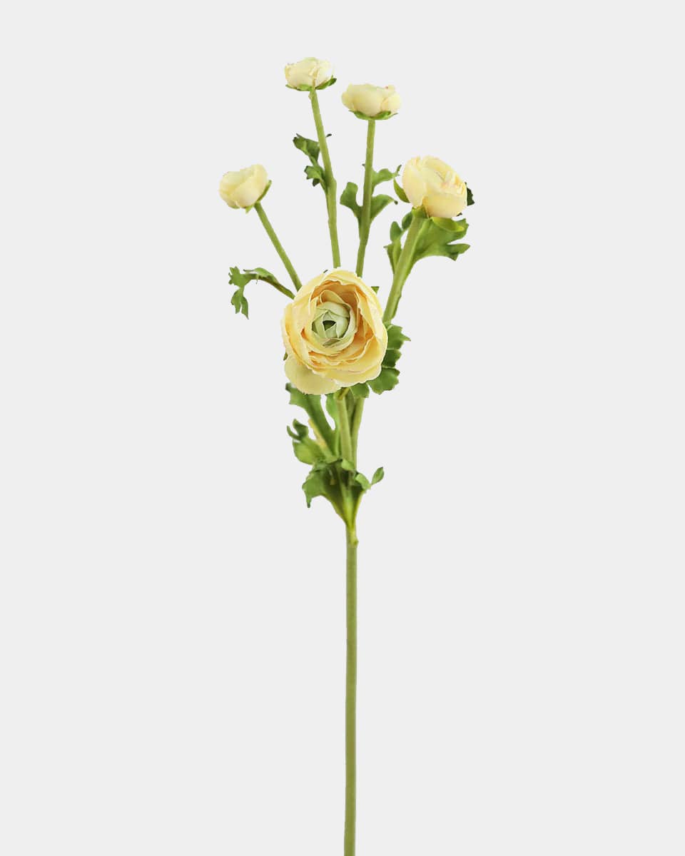 Real Touch Yellow Ranunculus 22”