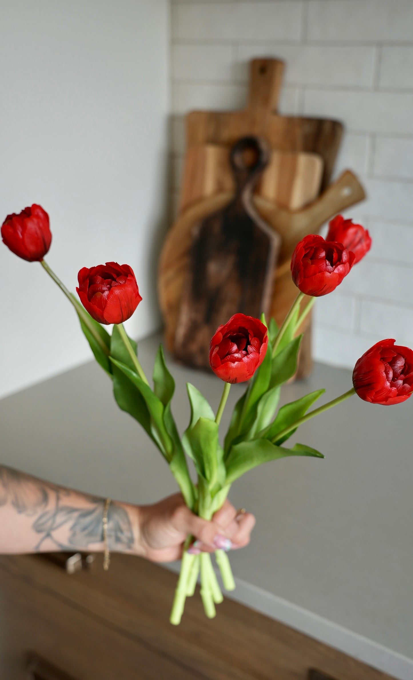 Real Touch Open Tulips - Magnolia Lane co. Home + Garden + Gift