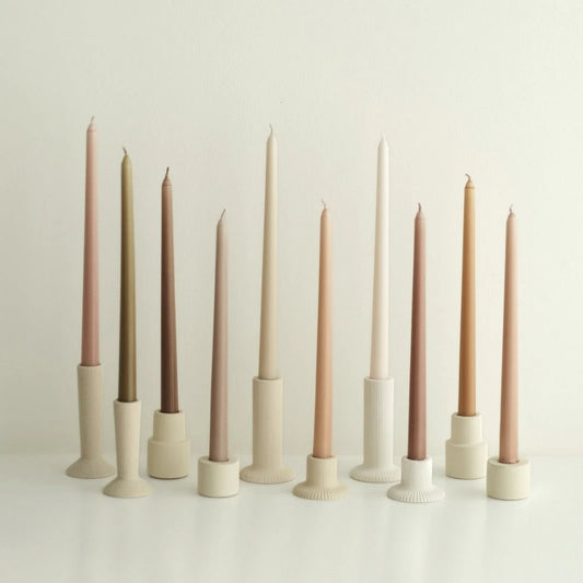 Luna by Camilia 12" Taper Candles 10 Pieces/Pack