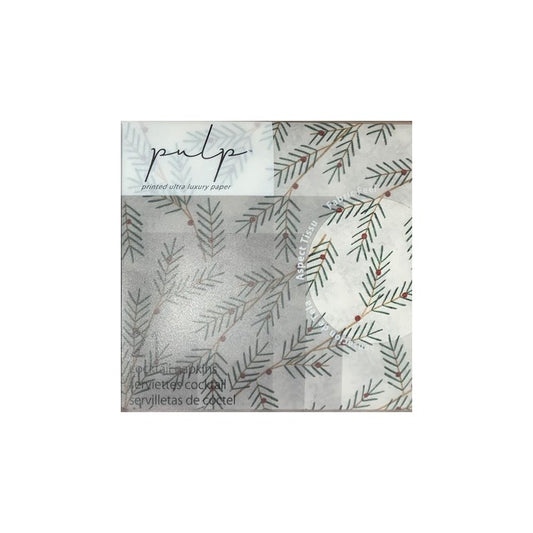 Pulp X Cocktail Napkin Set Of 21 Slim Holly