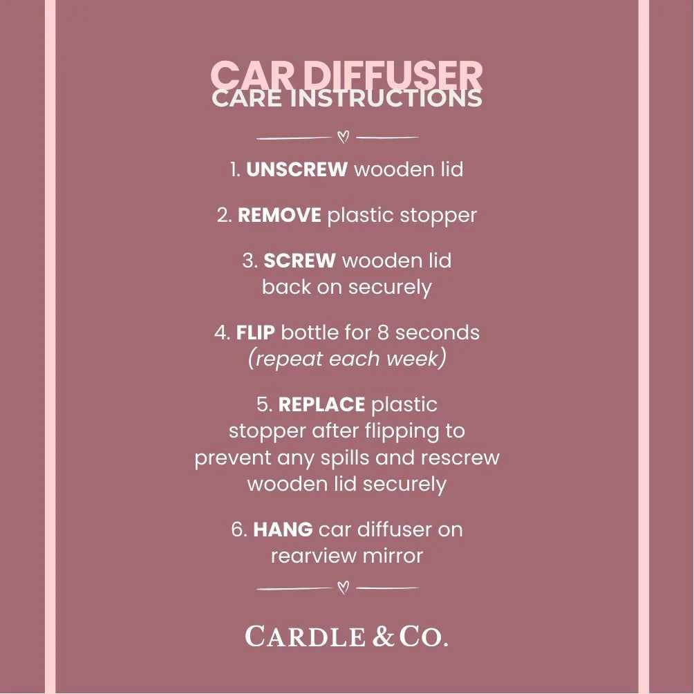 Car Diffusers | Cardle & co.