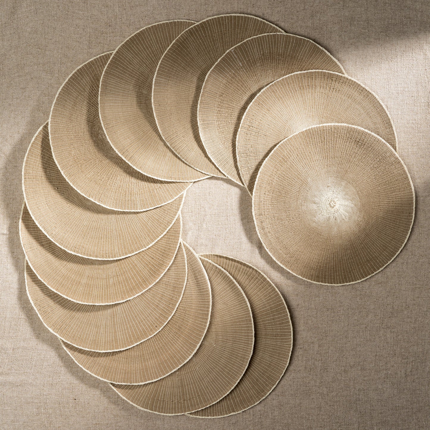 Willa Woven Placemat, Taupe - Magnolia Lane co. Home + Garden + Gift