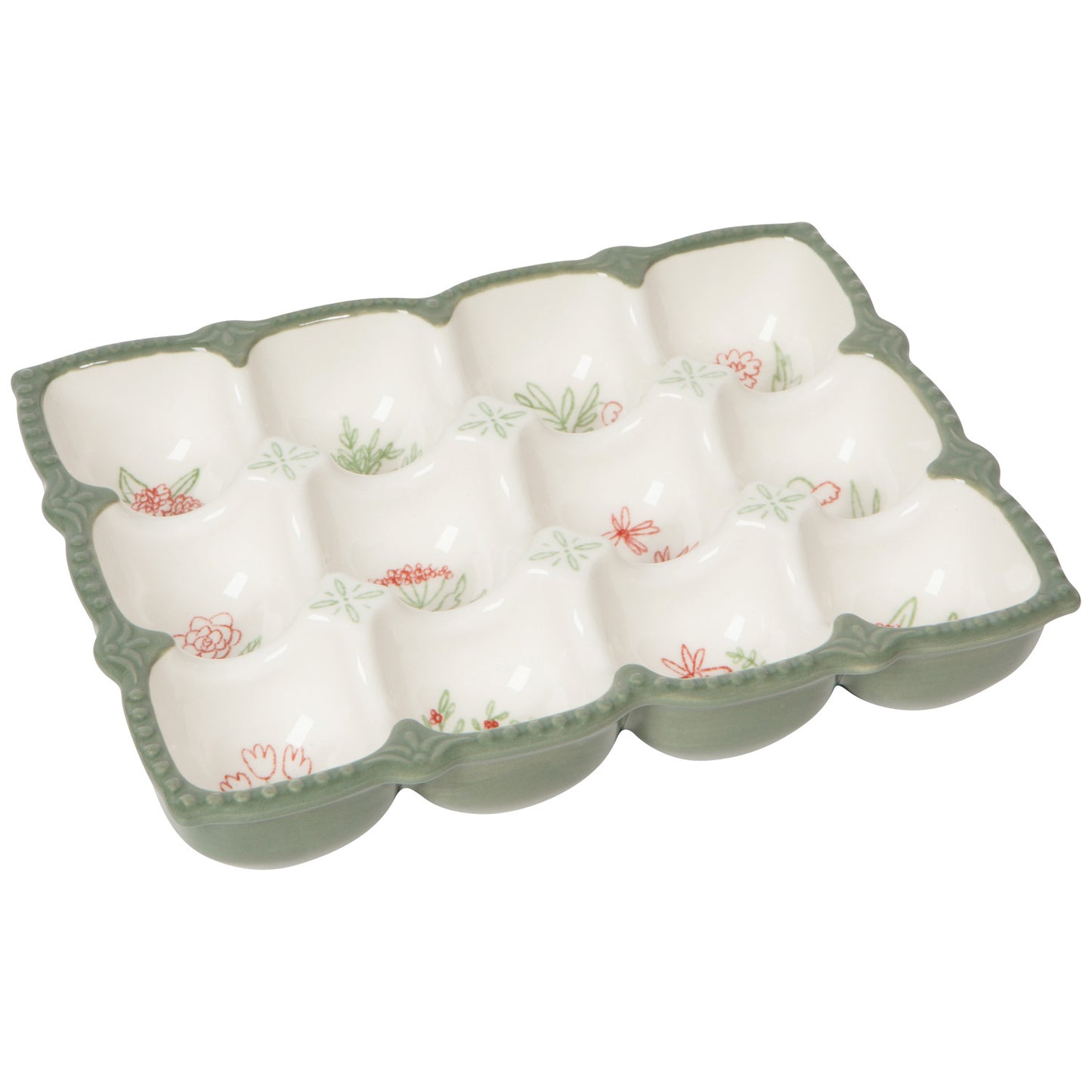 Camellia Egg Holder - Sage