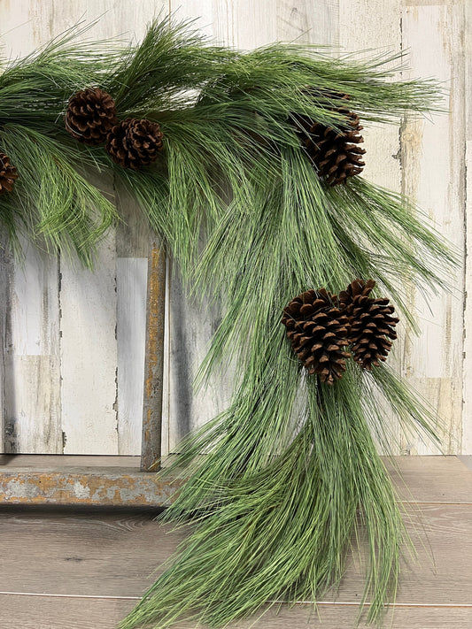 6' LONG NEEDLE PINE GARLAND