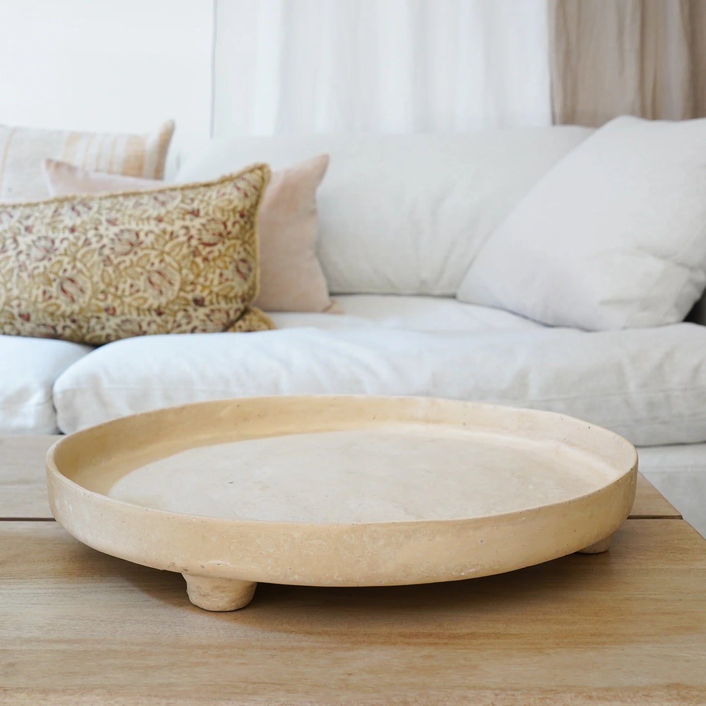 Sienna Paper Mache Tray