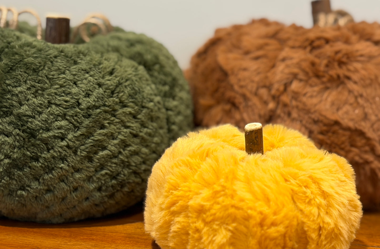 Hand Crafted Soft Pumpkins