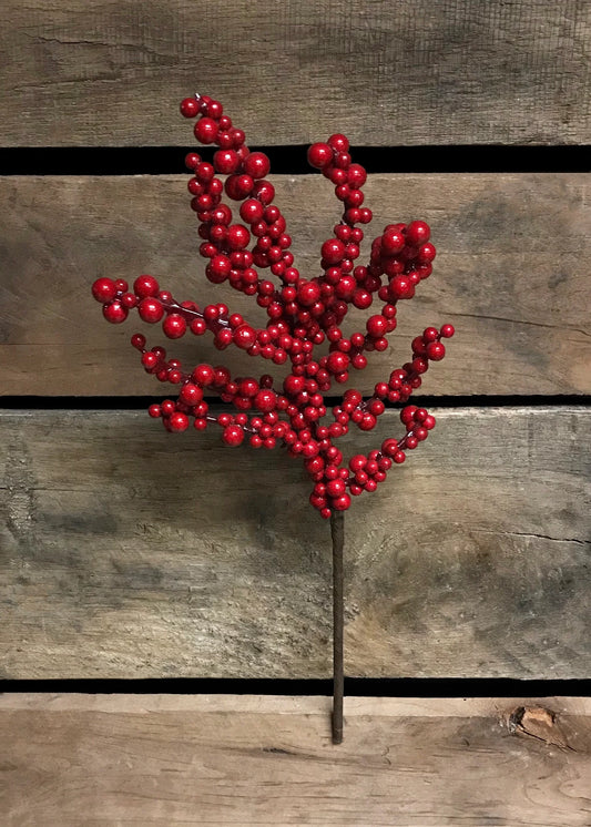 12" RED OUTDOOR BERRY PICK