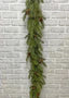 72" FRESH TOUCH BALSAM FIR GARLAND WITH NATURAL PINE CONES