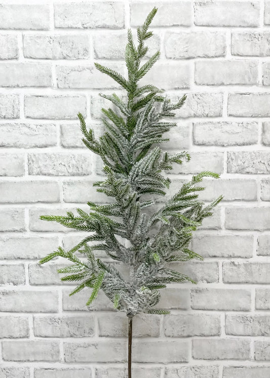 36" SNOWY NORFOLK PINE SPRAY
