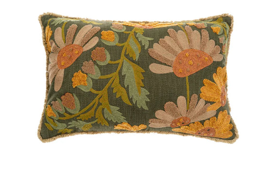 16x24 Valley Embroidered Pillow