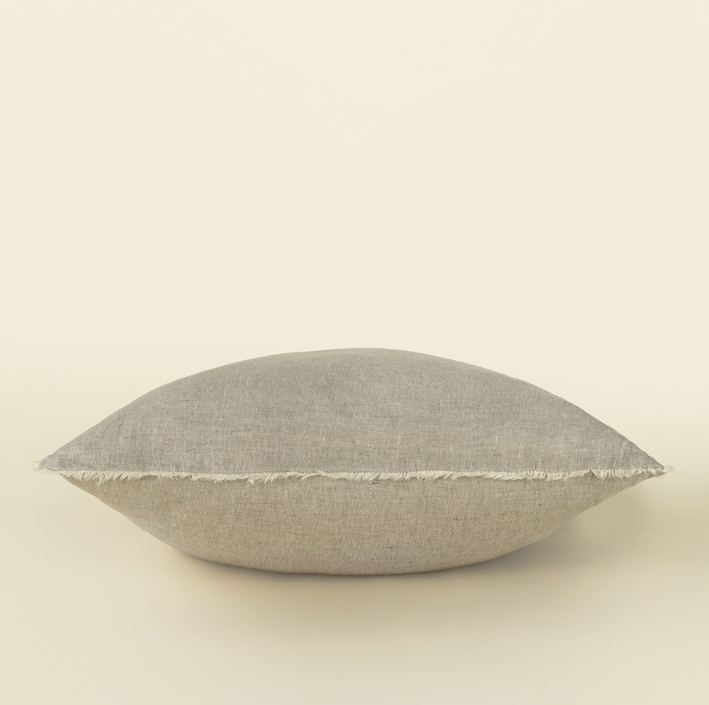 24x24 Lina Linen Pillow Chambray