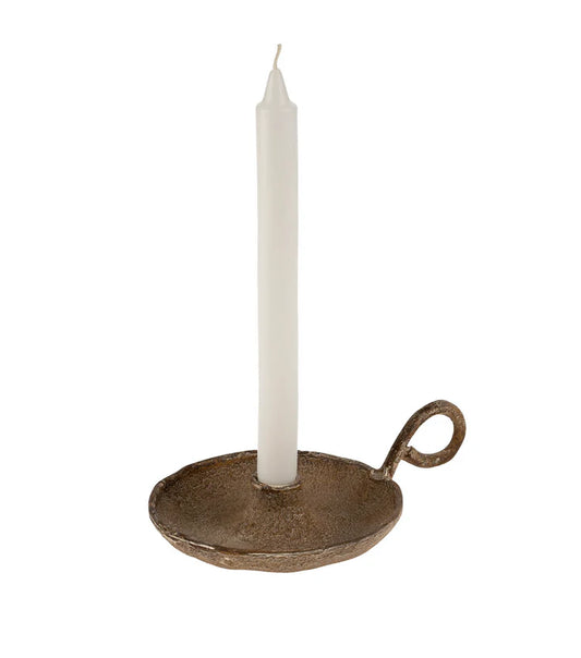 Caribe Candle Holder, Raw Umber