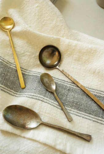 Cleo Forged Iron Spoons - Set of 3