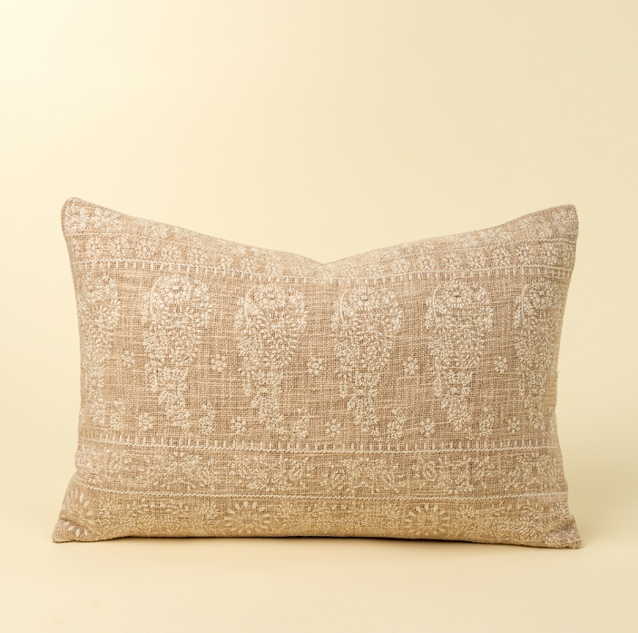 16x24 Nisha Embroidered Pillow