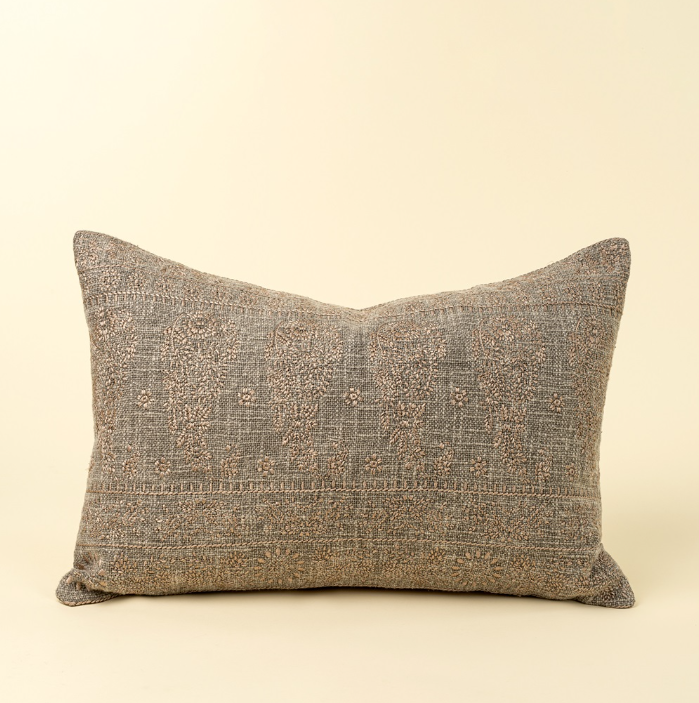 16x24 Nisha Embroidered Pillow