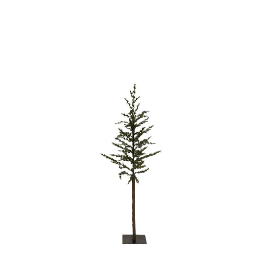 Faux Pine Tree w/ Metal Base