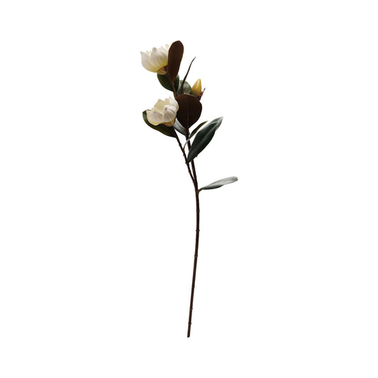 35" Faux Magnolia Branch