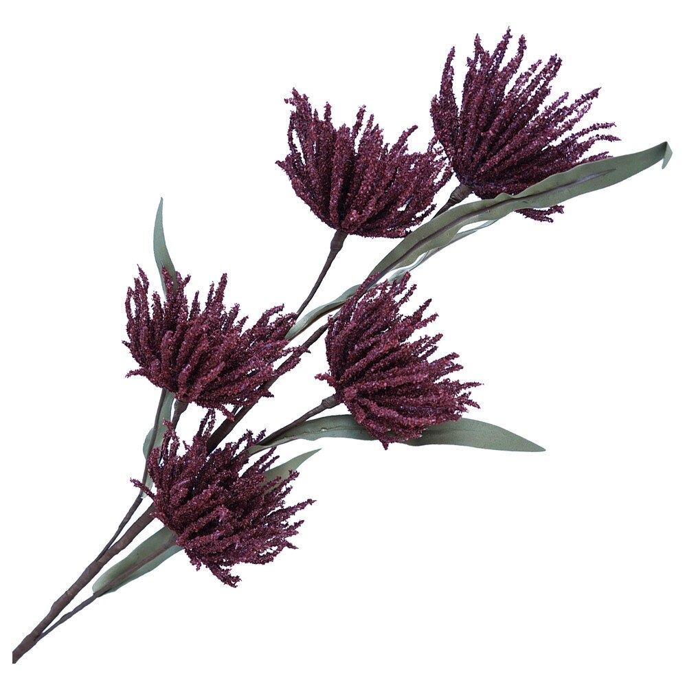 FALL SPRAY BRISTLE BLOSSOM 26" BURGUNDY