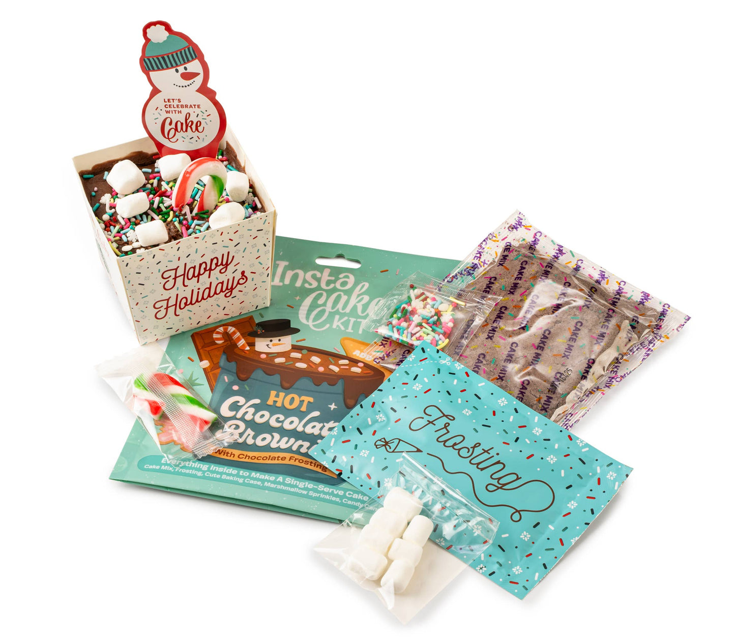 A Fun Chocolate Brownie Cake Kit - w/ Chocolate Frosting