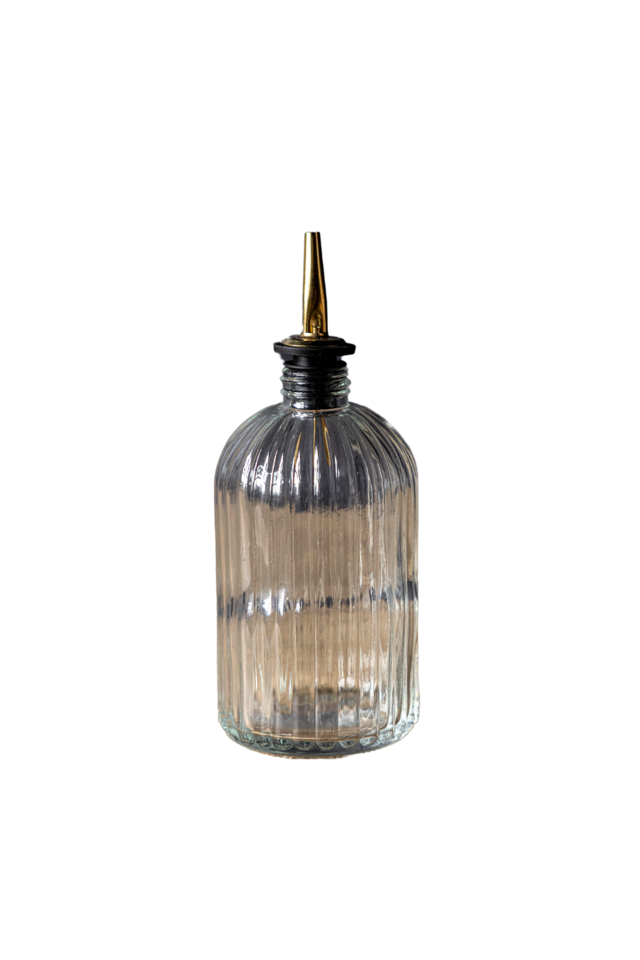 Scallop Olive Oil & Vinegar Glass Bottles | Sold Individually