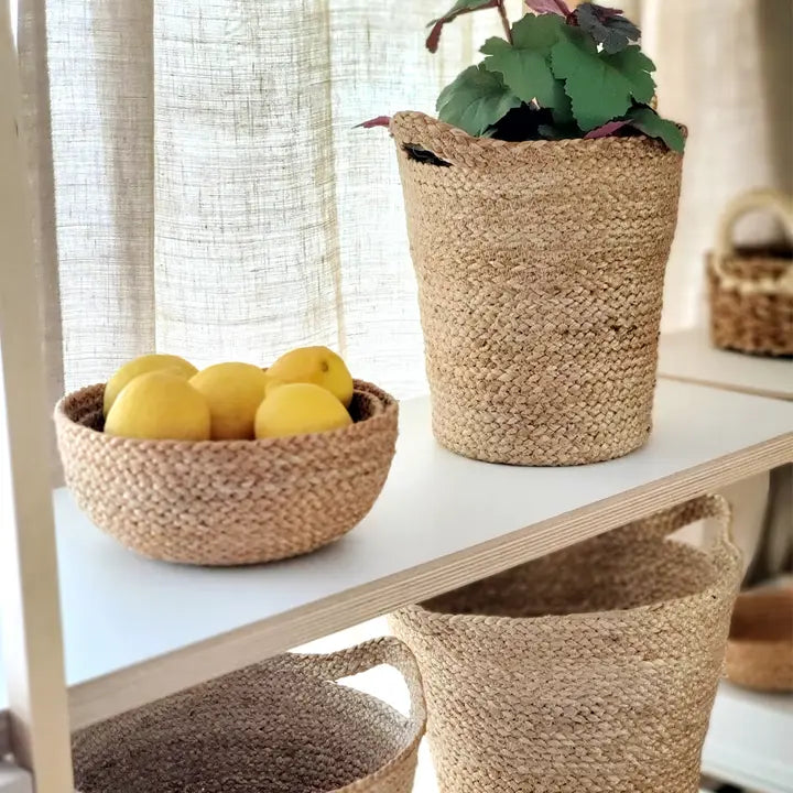 Handwoven Storage • Kata Basket with Slit Handle