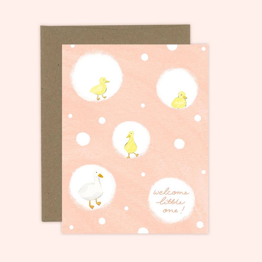 Baby Ducklings - Welcome Little One Greeting Card | New  Mom Baby Card - Magnolia Lane co. Home + Garden + Gift