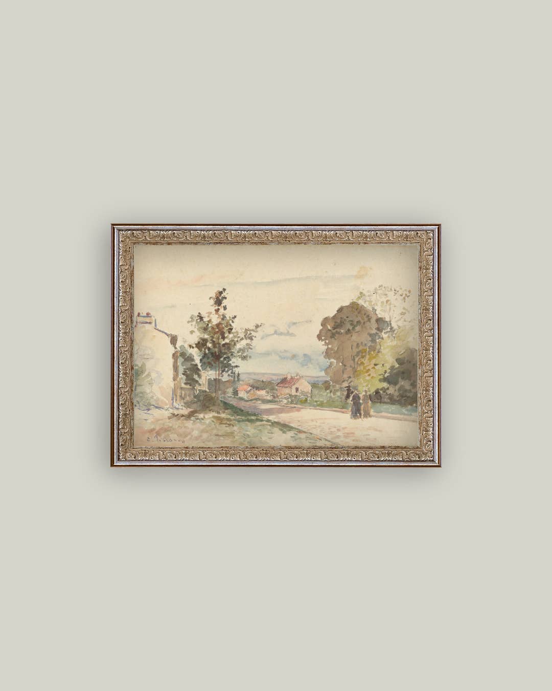 The Road From Versailles Framed Antique Art - Magnolia Lane co. Home + Garden + Gift