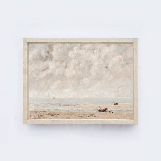 Vintage Print Framed | Seaside A24