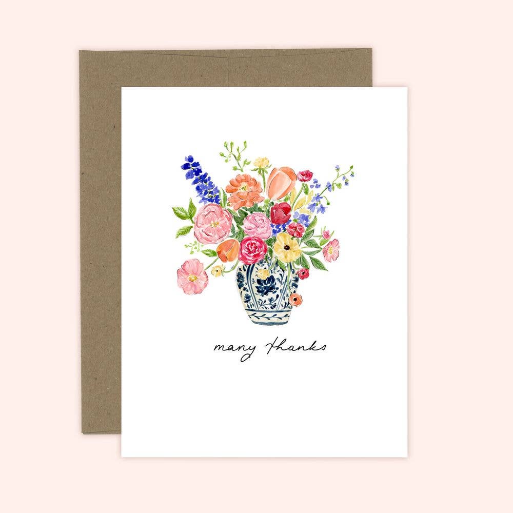 Many Thanks Greeting Card - Magnolia Lane co. Home + Garden + Gift