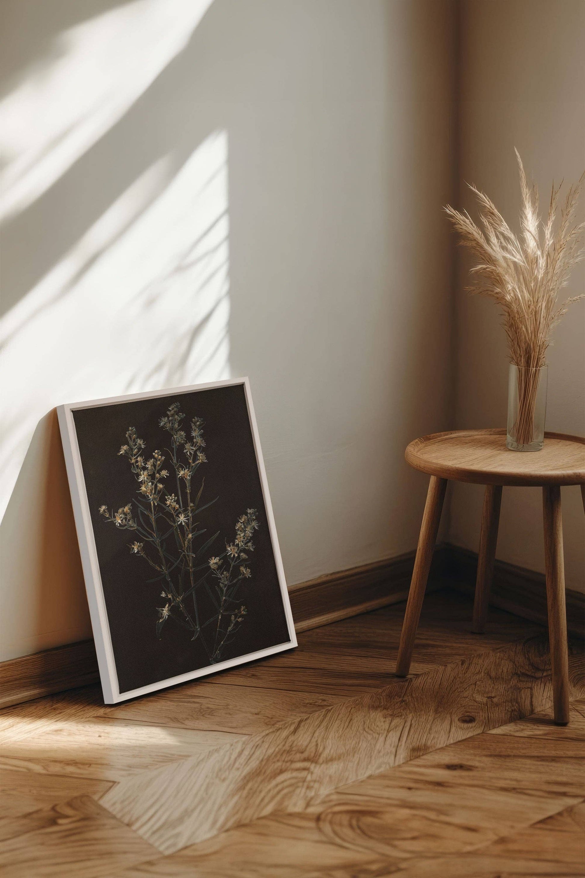 FLEUR D'ARGENT, , canvas wall art print - Magnolia Lane co. Home + Garden + Gift