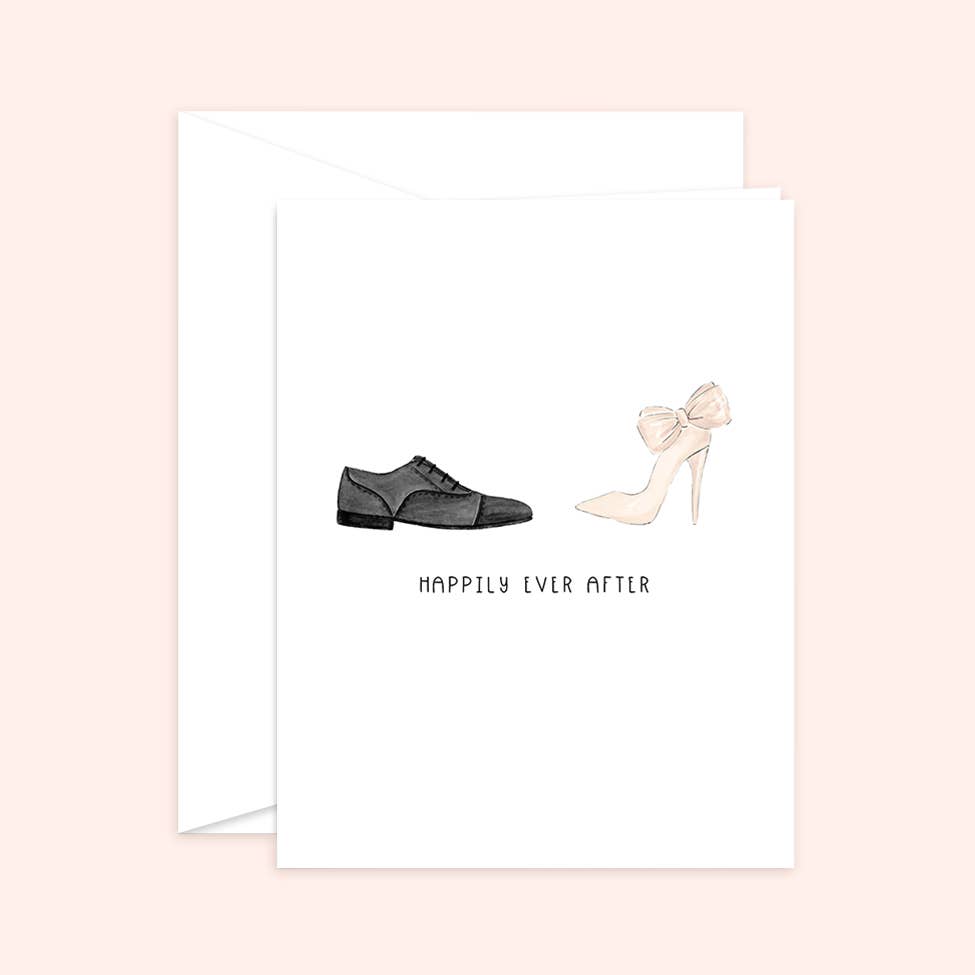 Happily Ever After Mr + Mrs Newlywed Greeting Card - Magnolia Lane co. Home + Garden + Gift