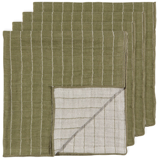 Olive Branch Double Weave Napkins | Set of 4