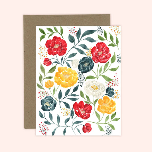 Color Pop Florals Card | Everyday Card