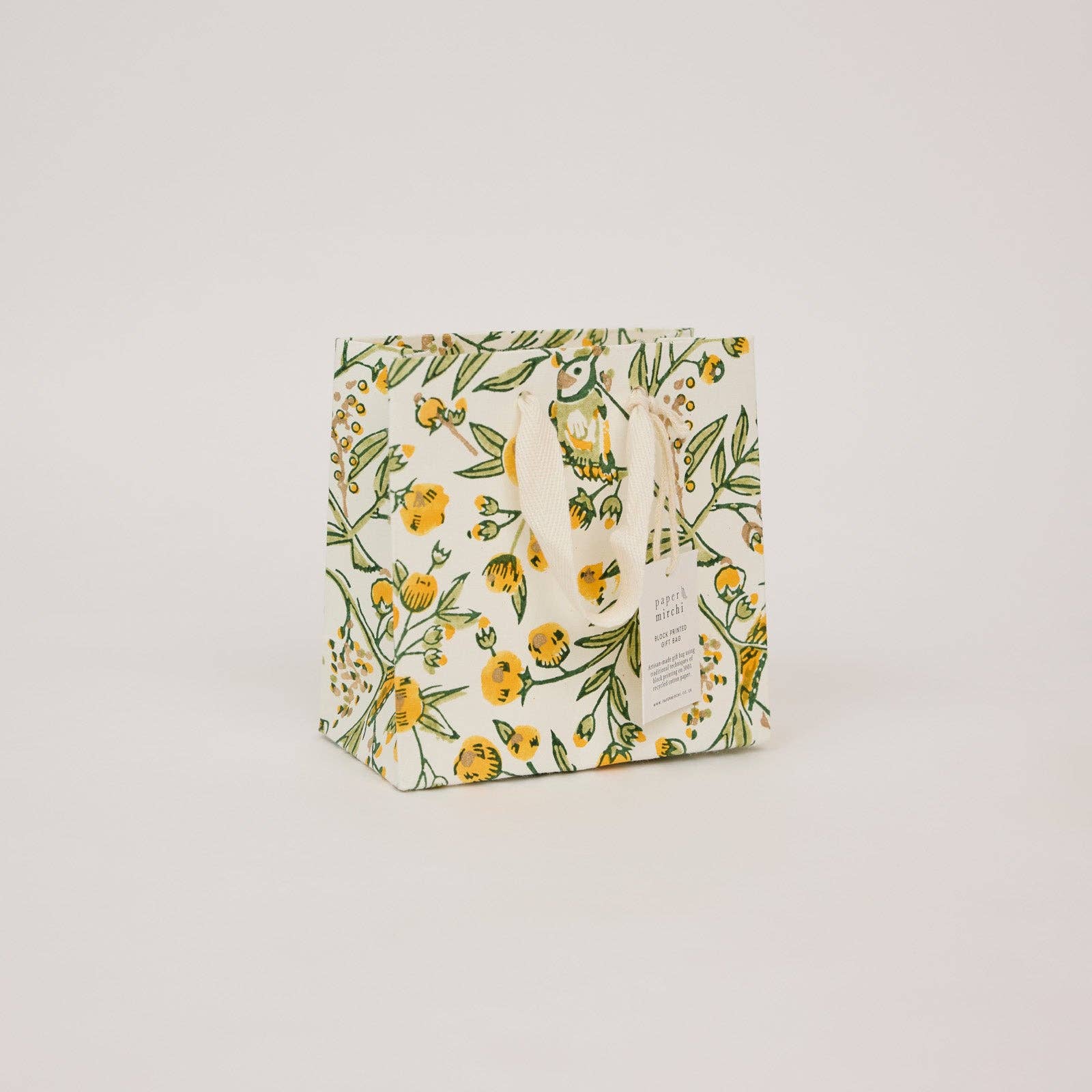 Block Printed Gift Bags (Small) - Sunshine Refresh - Magnolia Lane co. Home + Garden + Gift