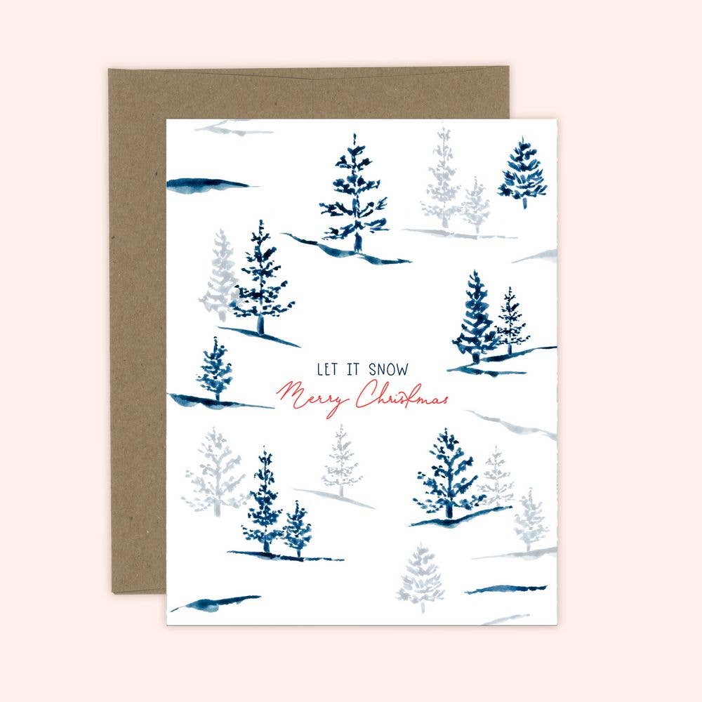 Let it Snow Christmas Card