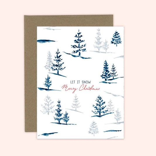 Let it Snow Christmas Card
