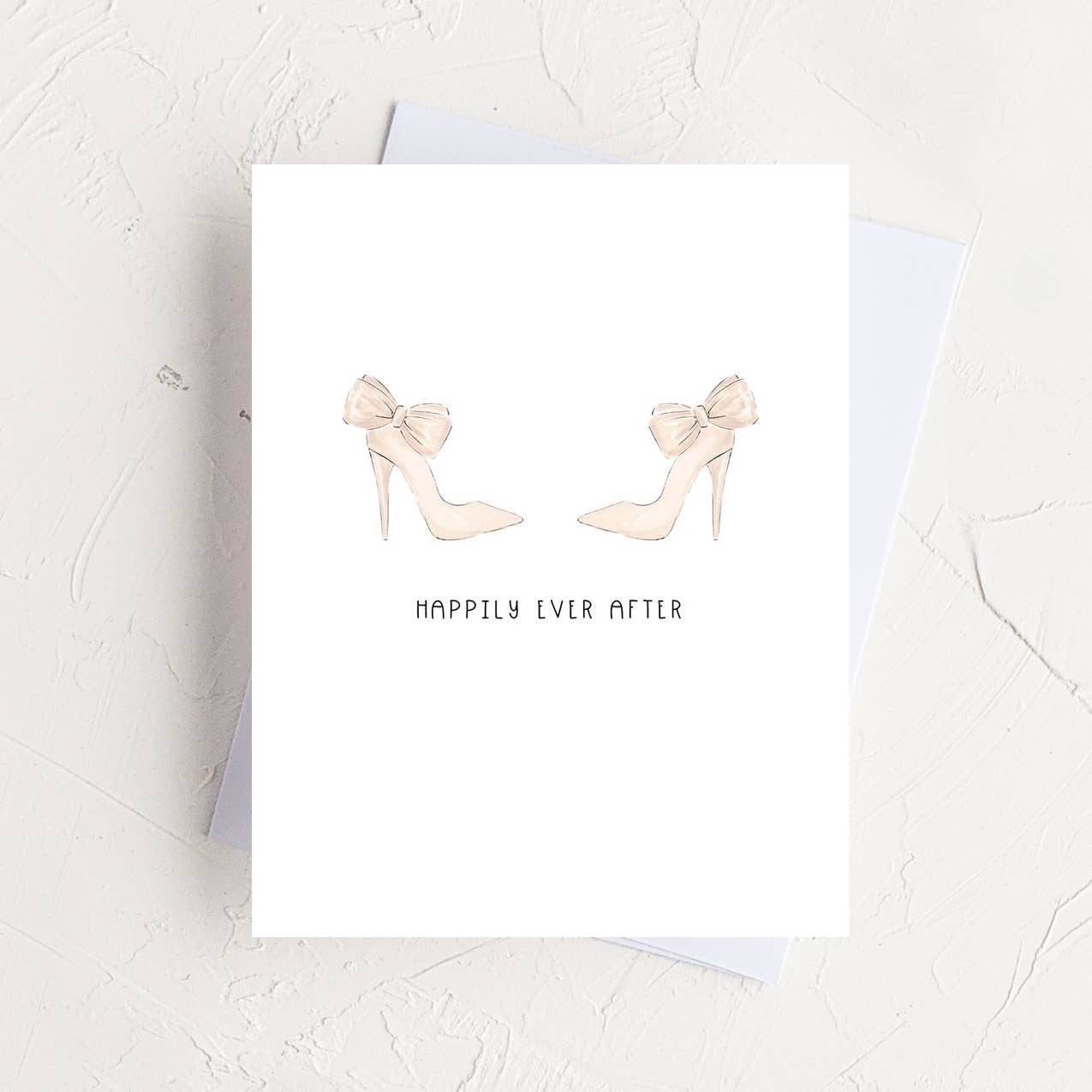 Happily Ever After Mrs + Mrs Newlywed Lesbian Gay LGBTQ+Greeting Card
