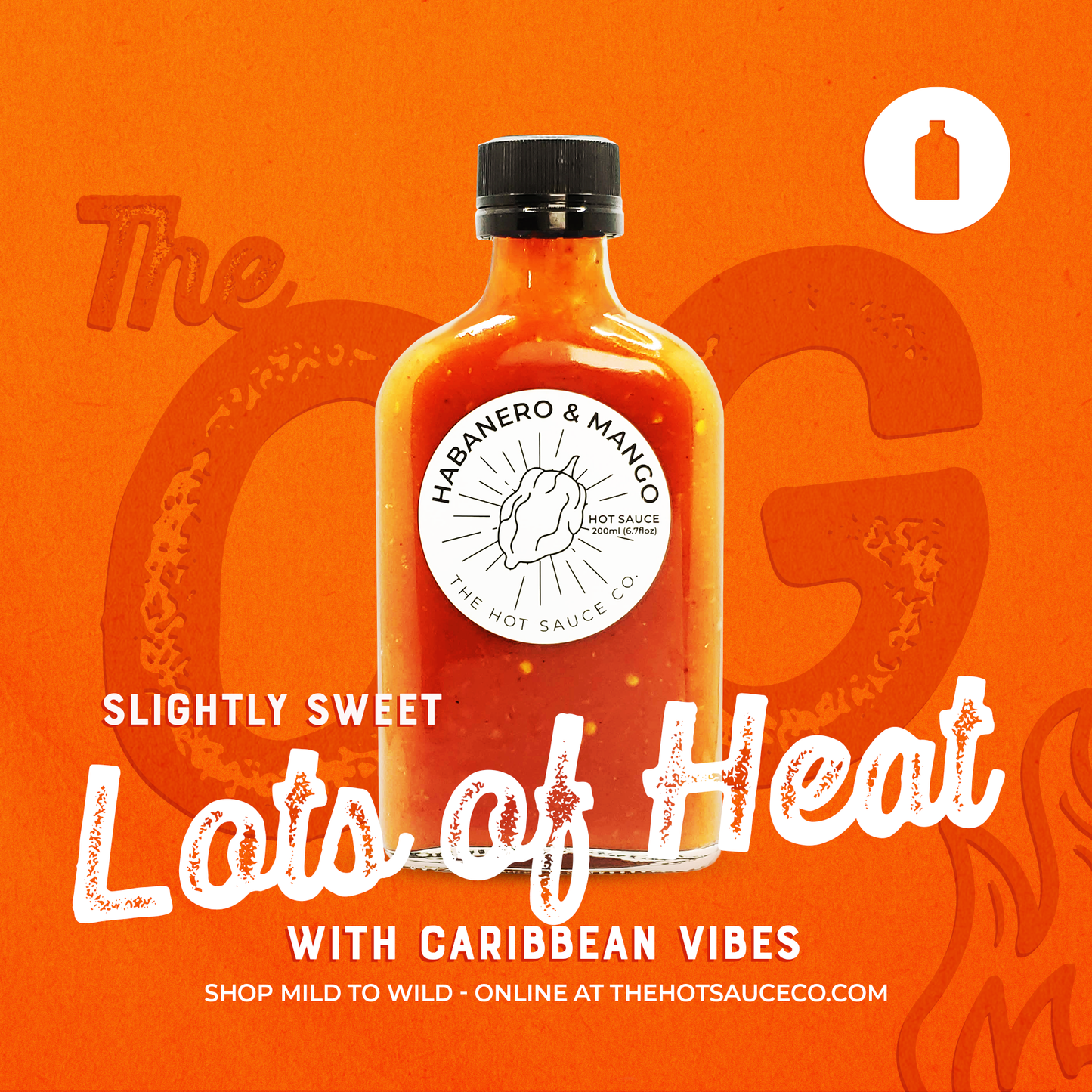 Artisanal Habanero & Mango Hot Sauce