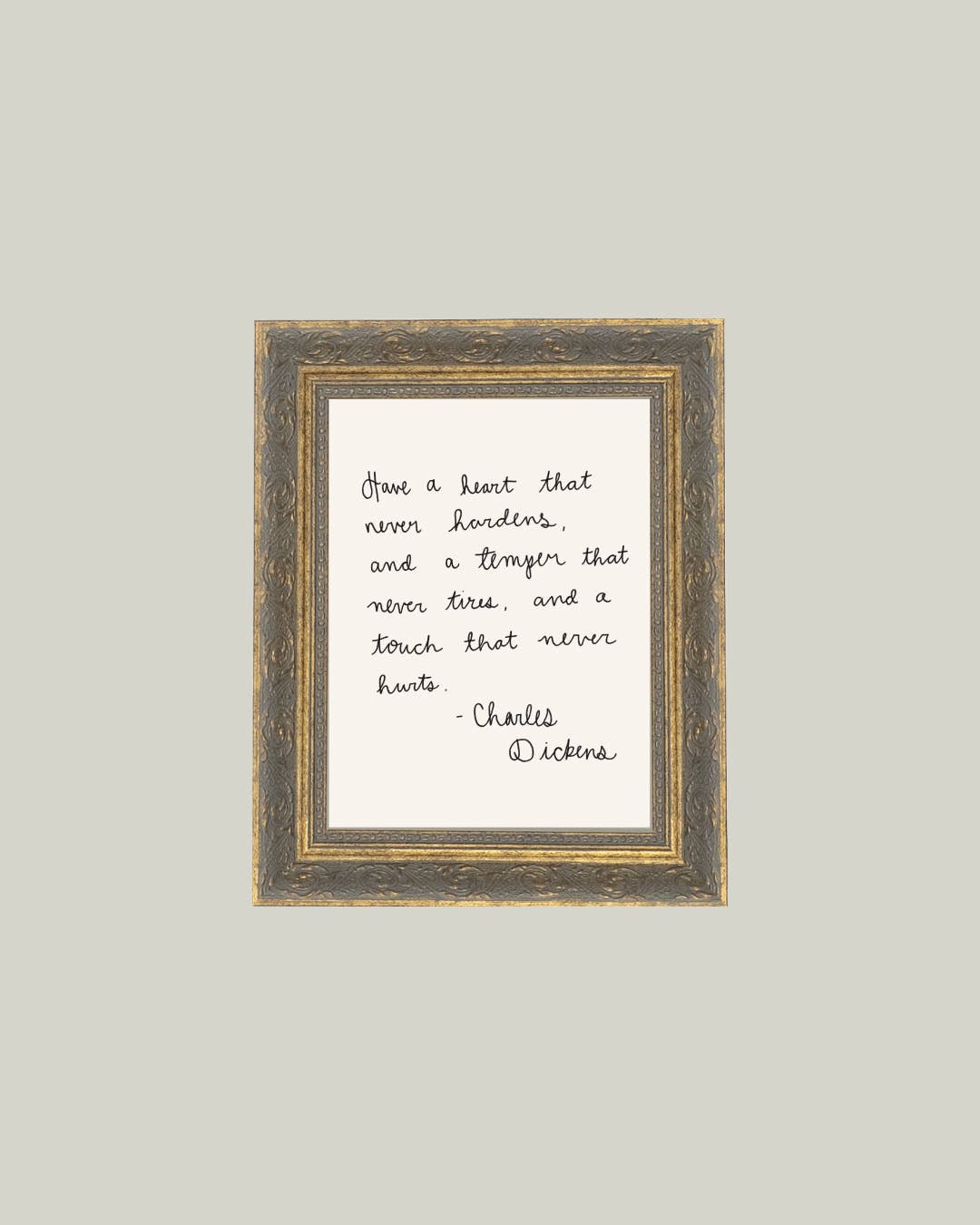 Have A Heart Framed Antique Print - Magnolia Lane co. Home + Garden + Gift